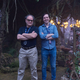 Javier Grillo-Marxuach (left) and Will Matthews (right) on the set of The Dark Crystal: Age of Resistance.